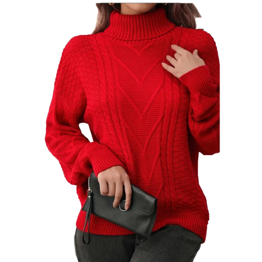 Long Tall Sally Pullover Sweater Wool Long Sleeve Chunky Cable Knit W XS NWT